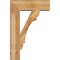Ekena Millwork Olympic Block Rough Sawn Bracket w/ Offset Brace, Western Red Cedar, 8"W x 24"D x 36"H BKT0806X24X36OLY05RWR - alternate 2